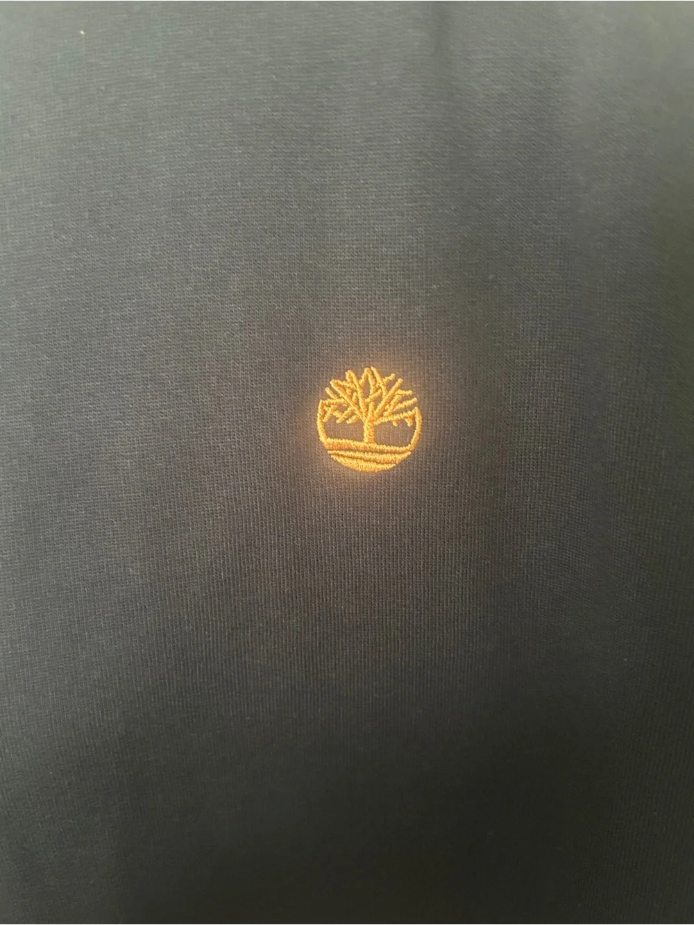 Timberland Black Pullover Hoodie with Gold Tree Logo